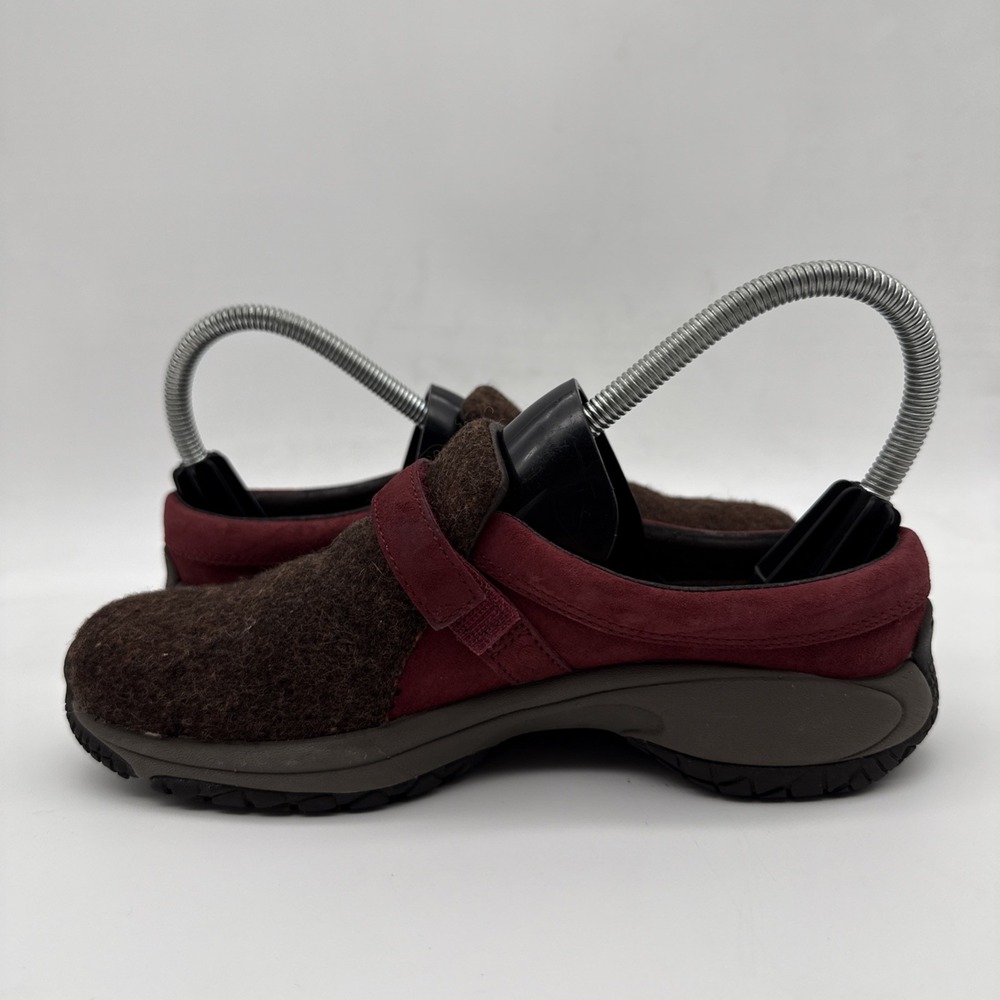 Merrell Encore Groove Mule Clog Shoes Size 6 Womens Earth Burgundy Brown Slip On - Picture 5 of 15